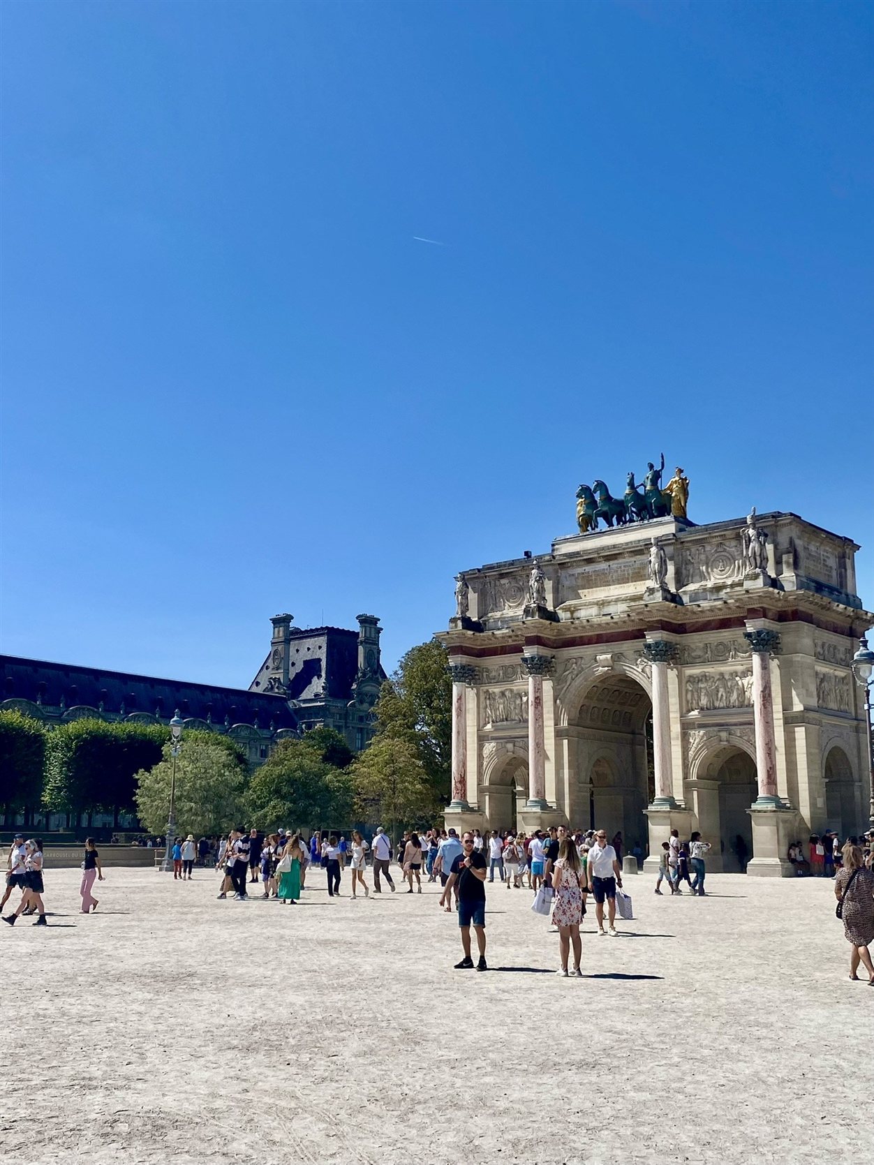 Arc de Triomphe du Carrousel bij het Louvre