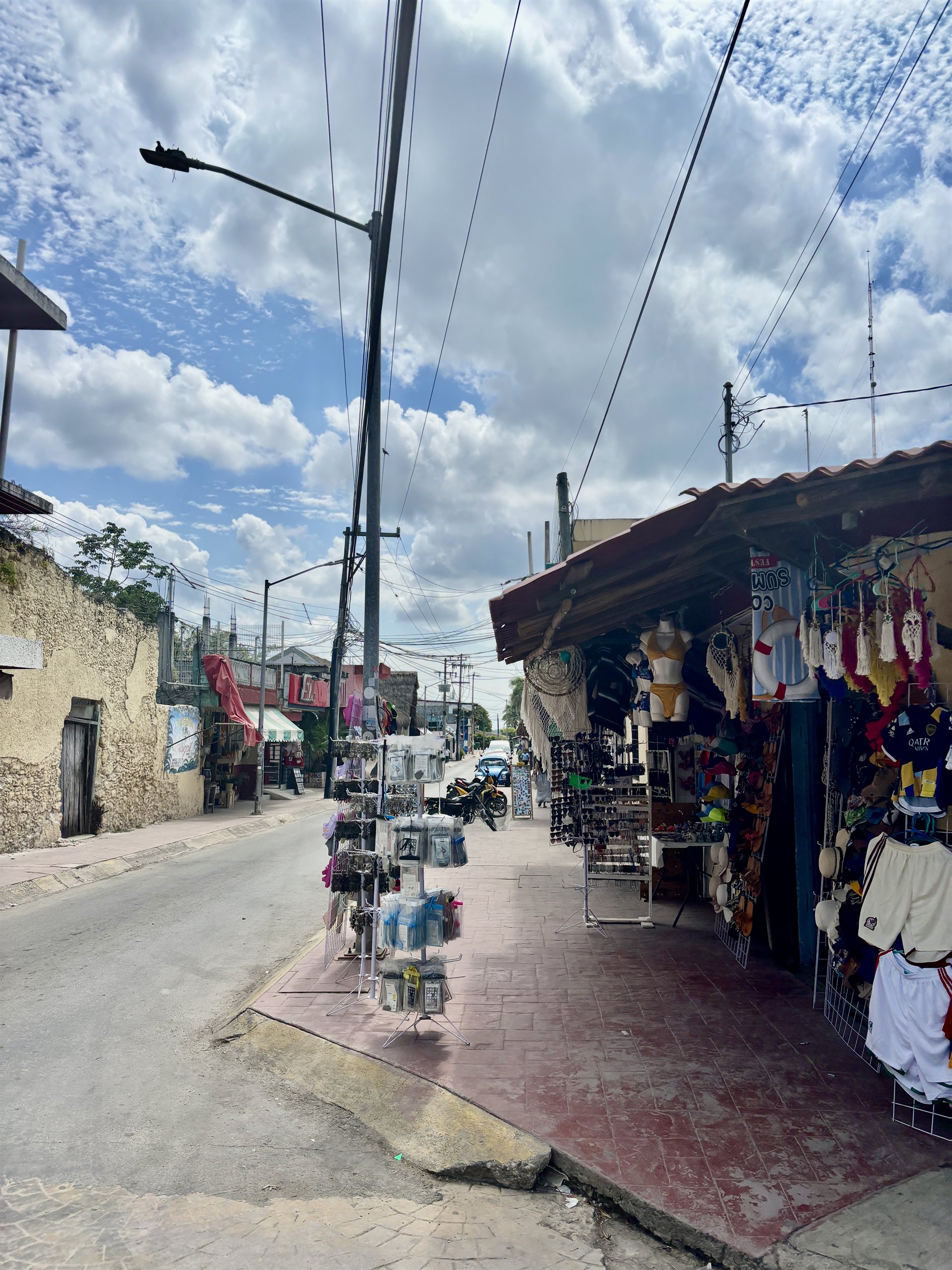 Straatbeeld in Bacalar