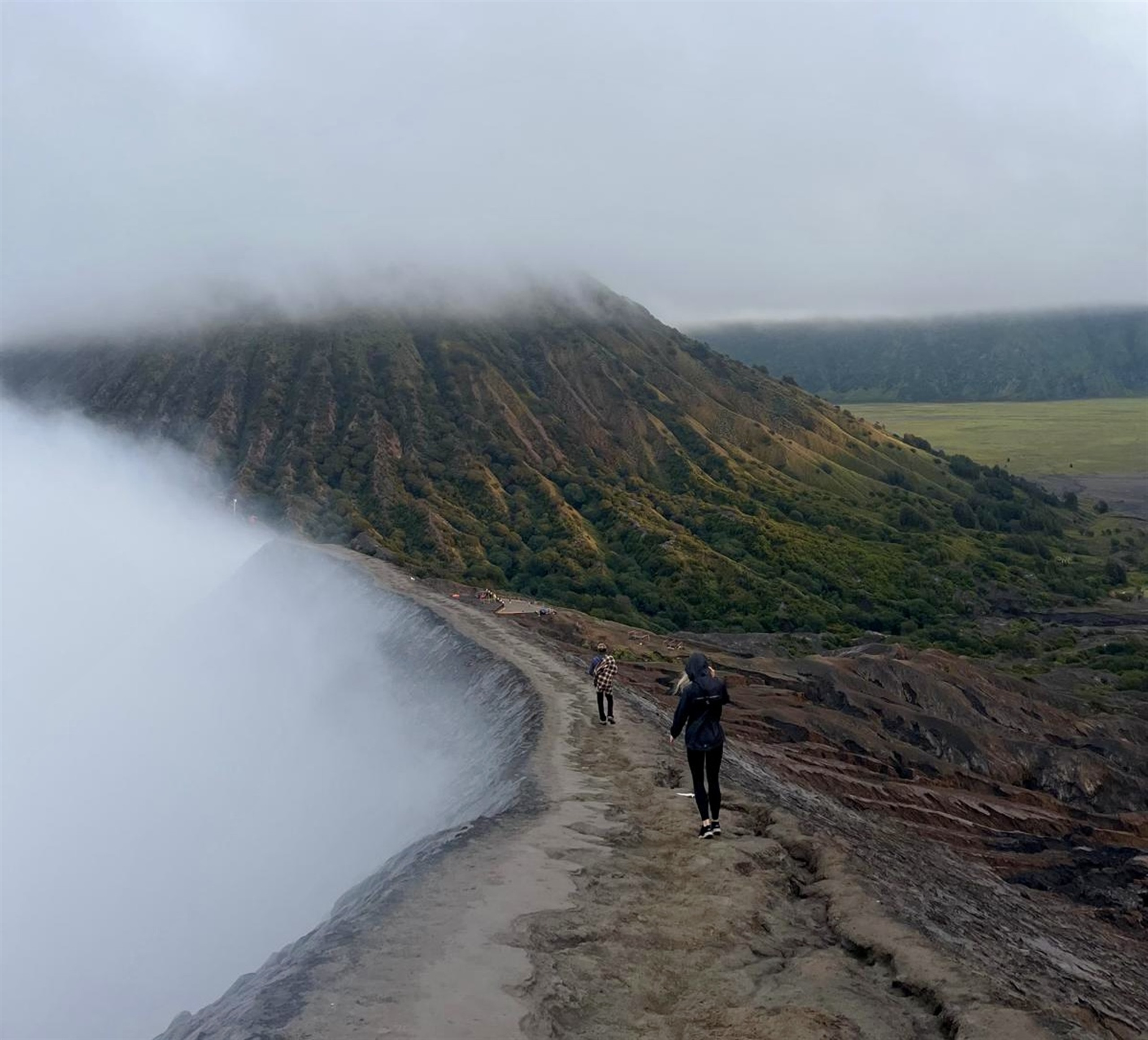Vulkaanlandschap op Java (Bromo)
