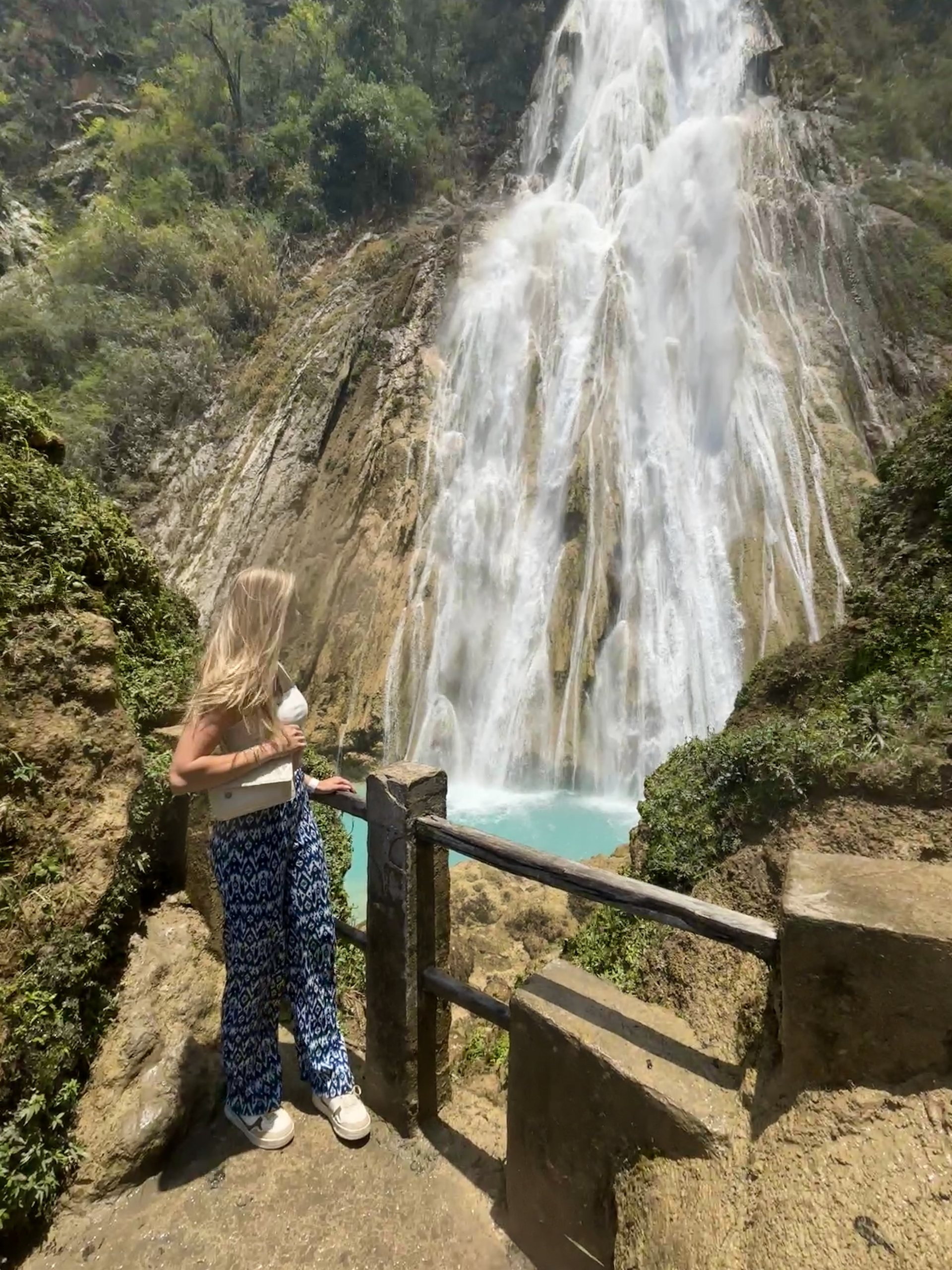 Waterval bij El Chif&oacute;n
