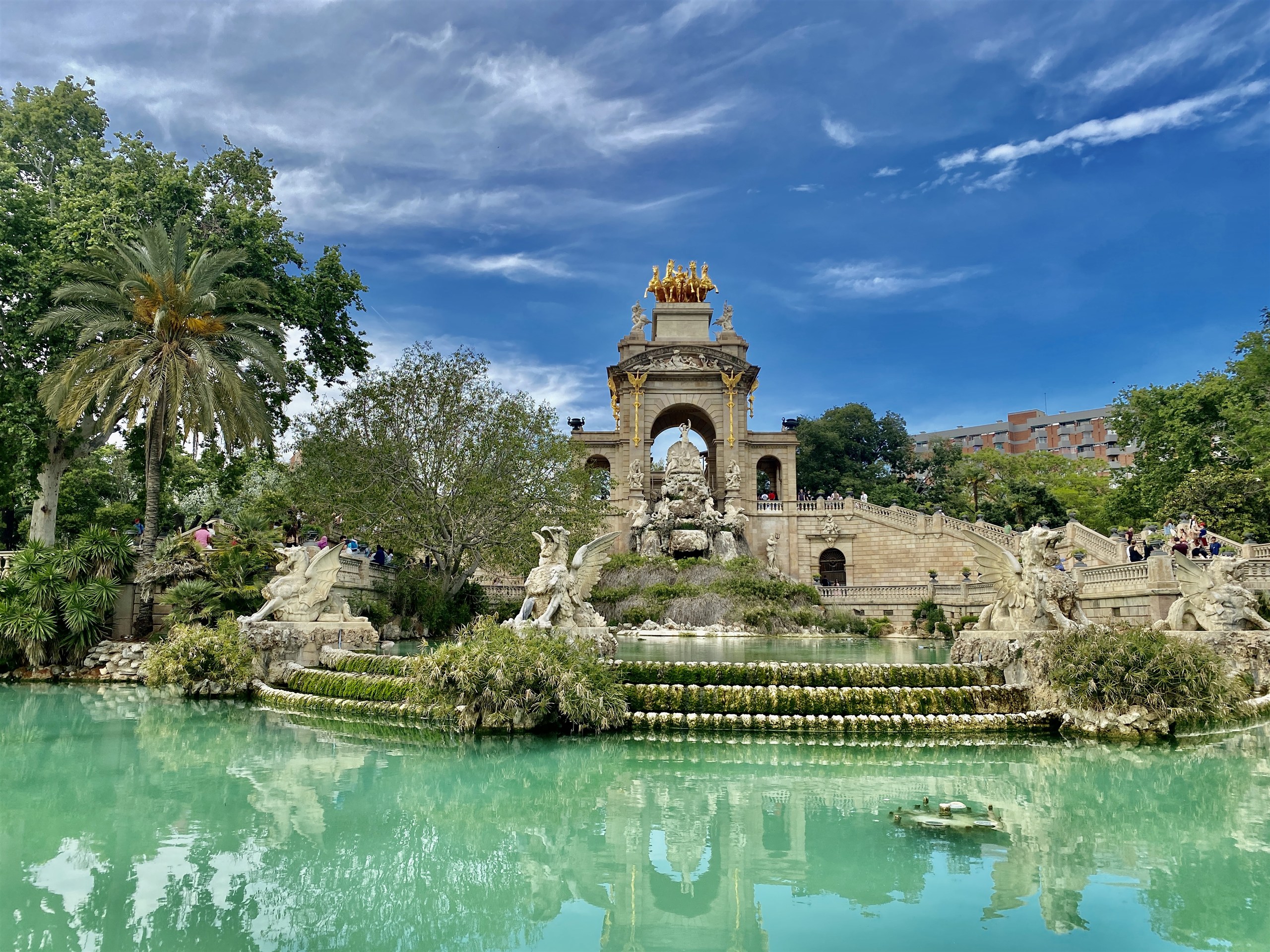 Cascada-fontein, Parc de la Ciutadella, Barcelona