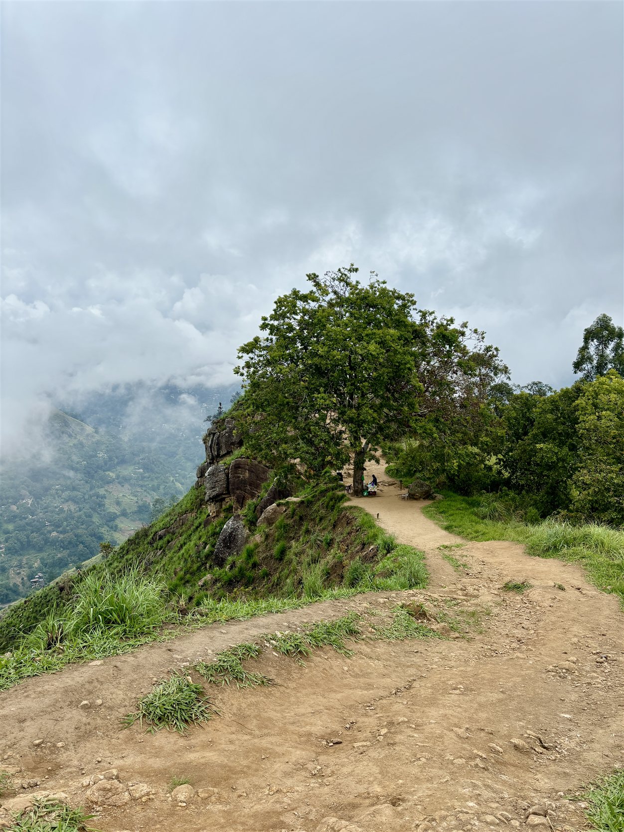 Panoramisch uitzicht vanaf Little Adam's Peak bij Ella