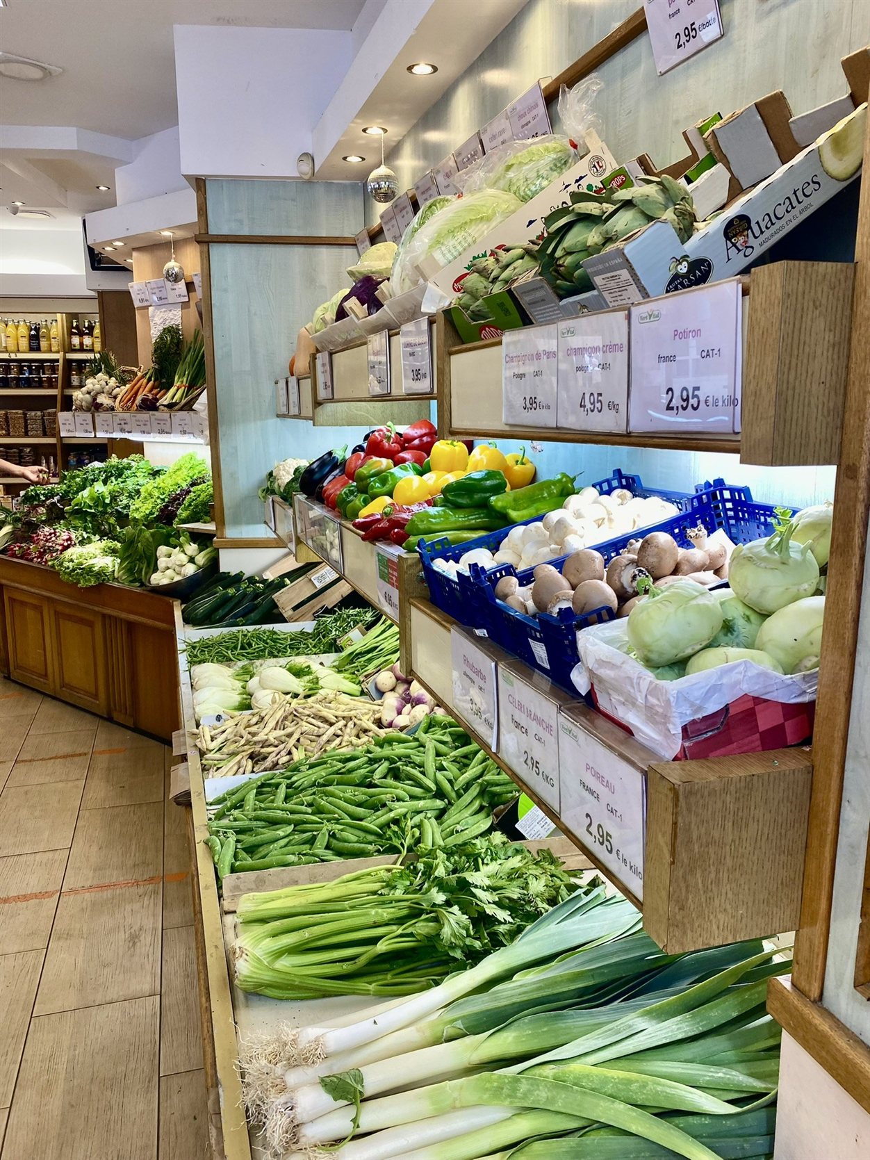 Groentewinkel bij de Rue Mouffetard