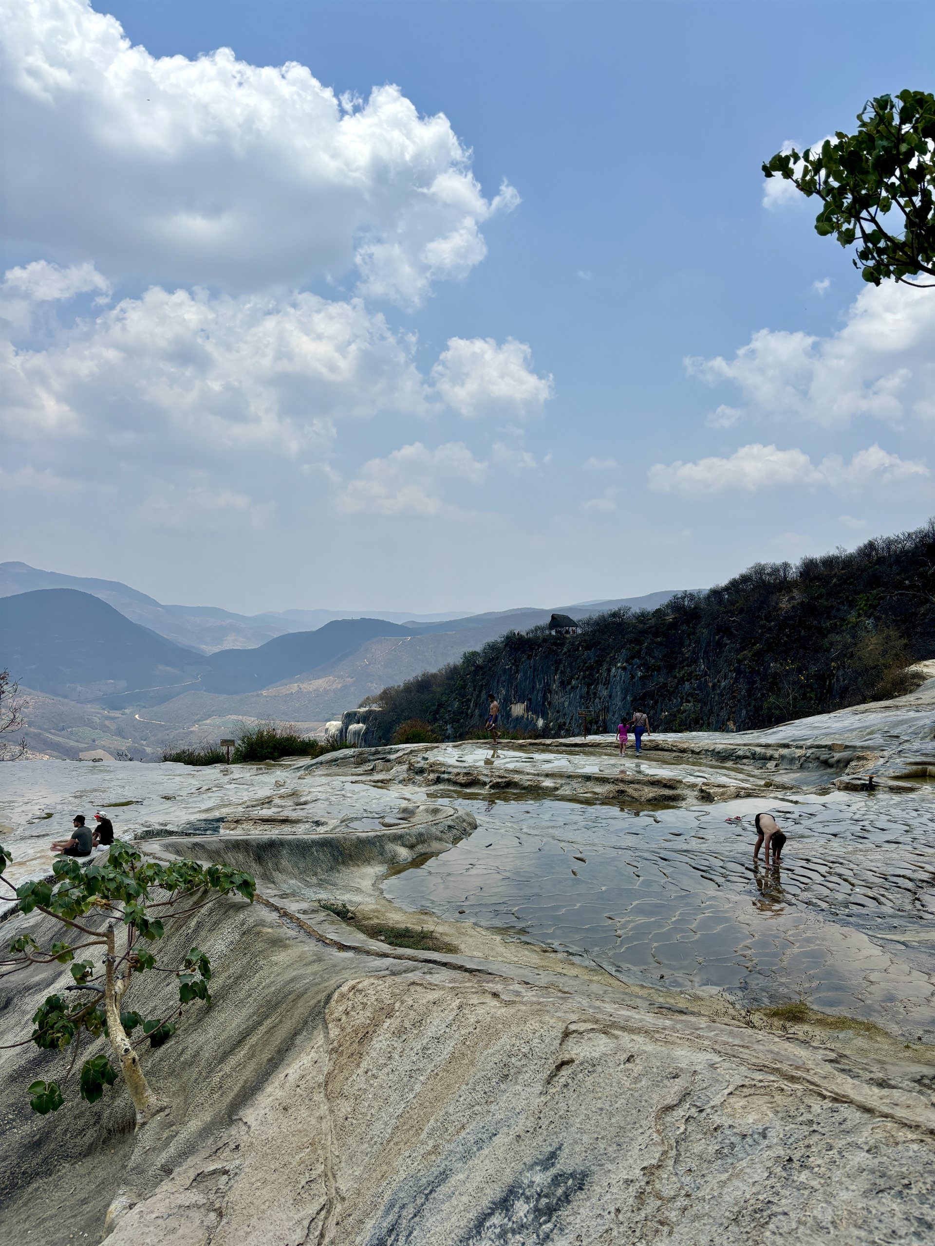 Natuurlijke bronnen bij Hierve el Agua