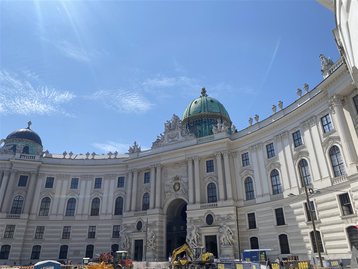 Koepel van de Michaelertor, Hofburg, Wenen