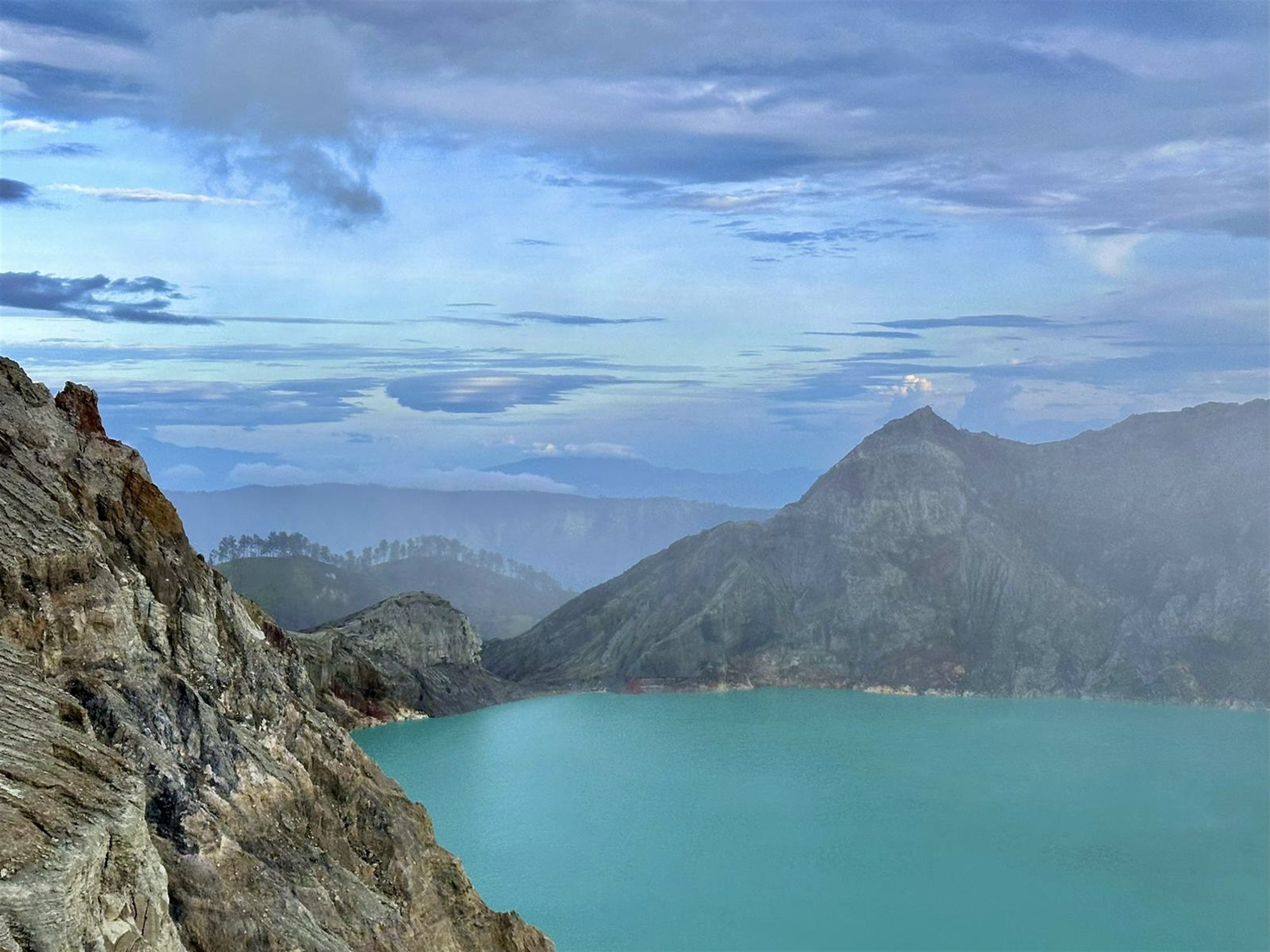 Zwavelmeer van de Ijen op Java