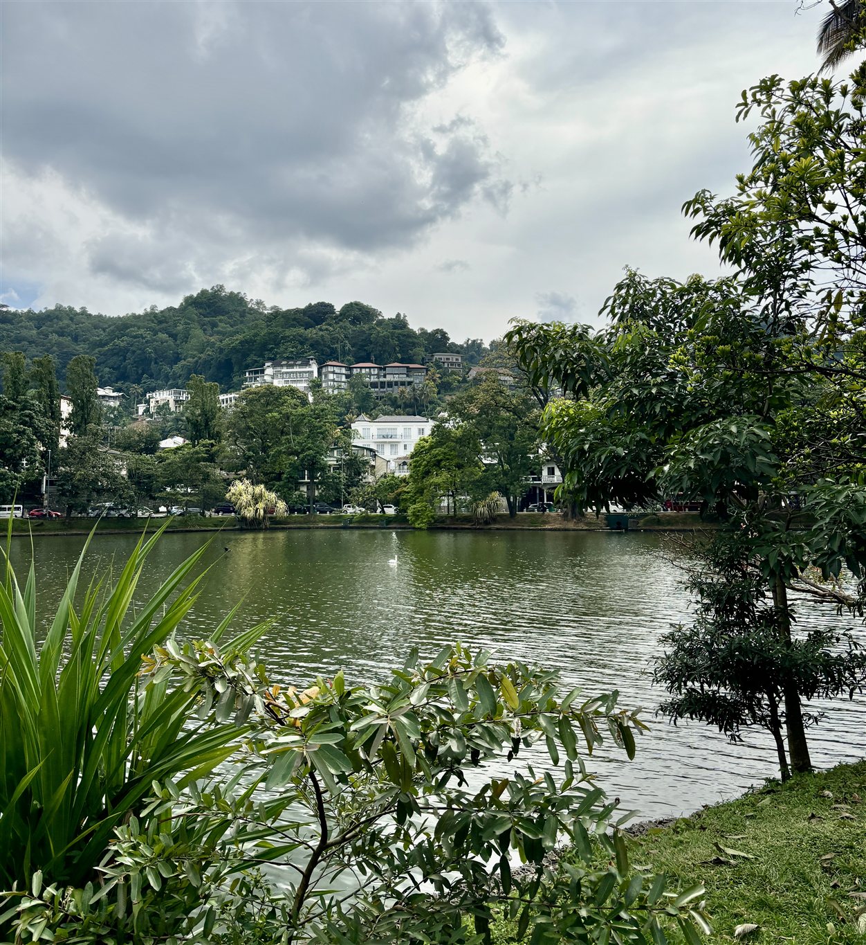 Kandy Lake in het centrum van Kandy