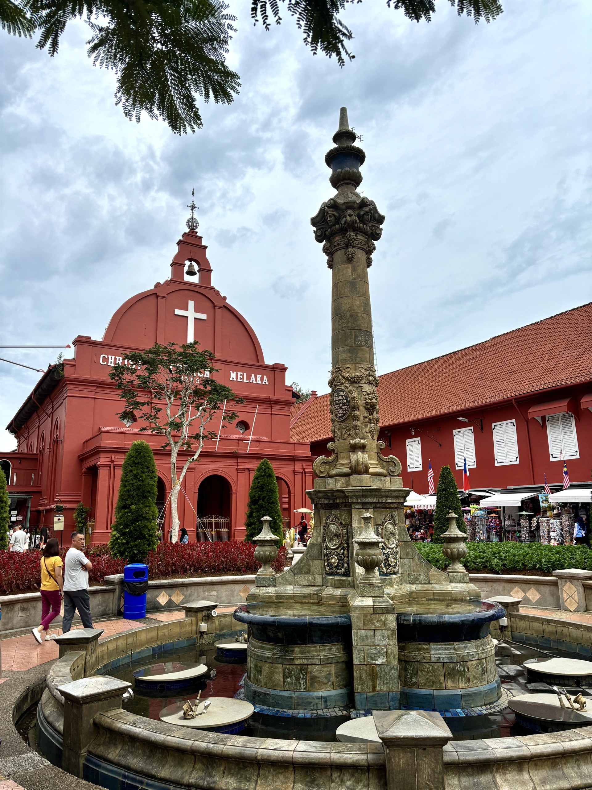 Het Stadthuys en Christ Church in Melaka