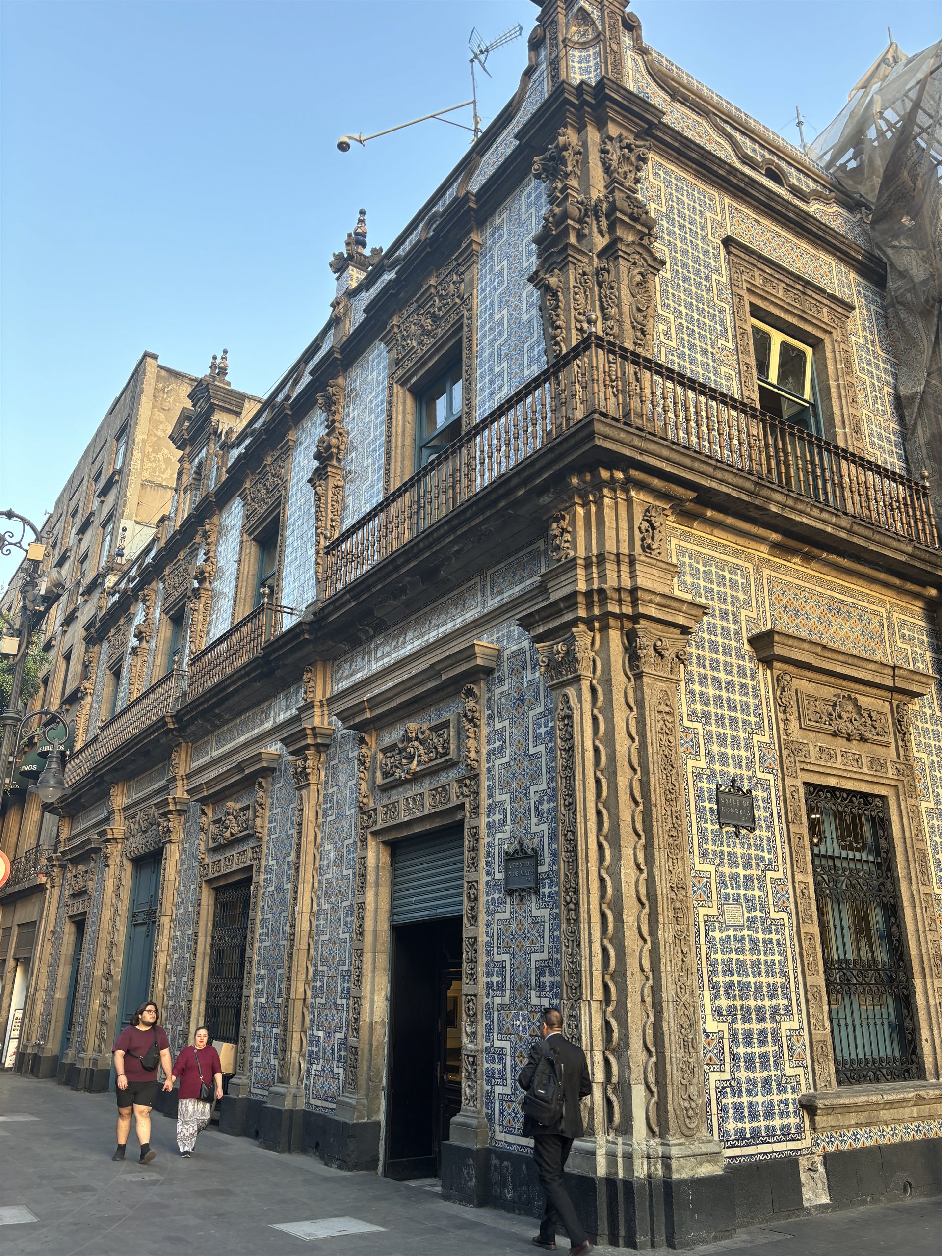 Casa de los Azulejos in Mexico-Stad