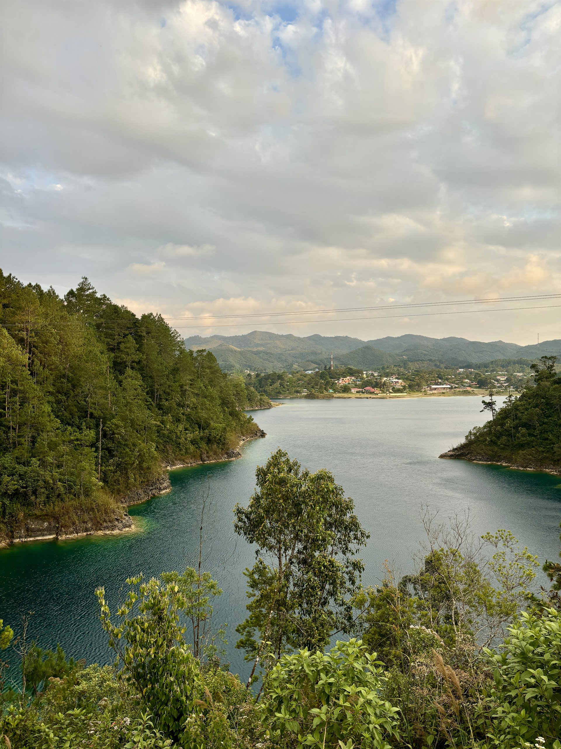 Uitzicht over de Lagos de Montebello