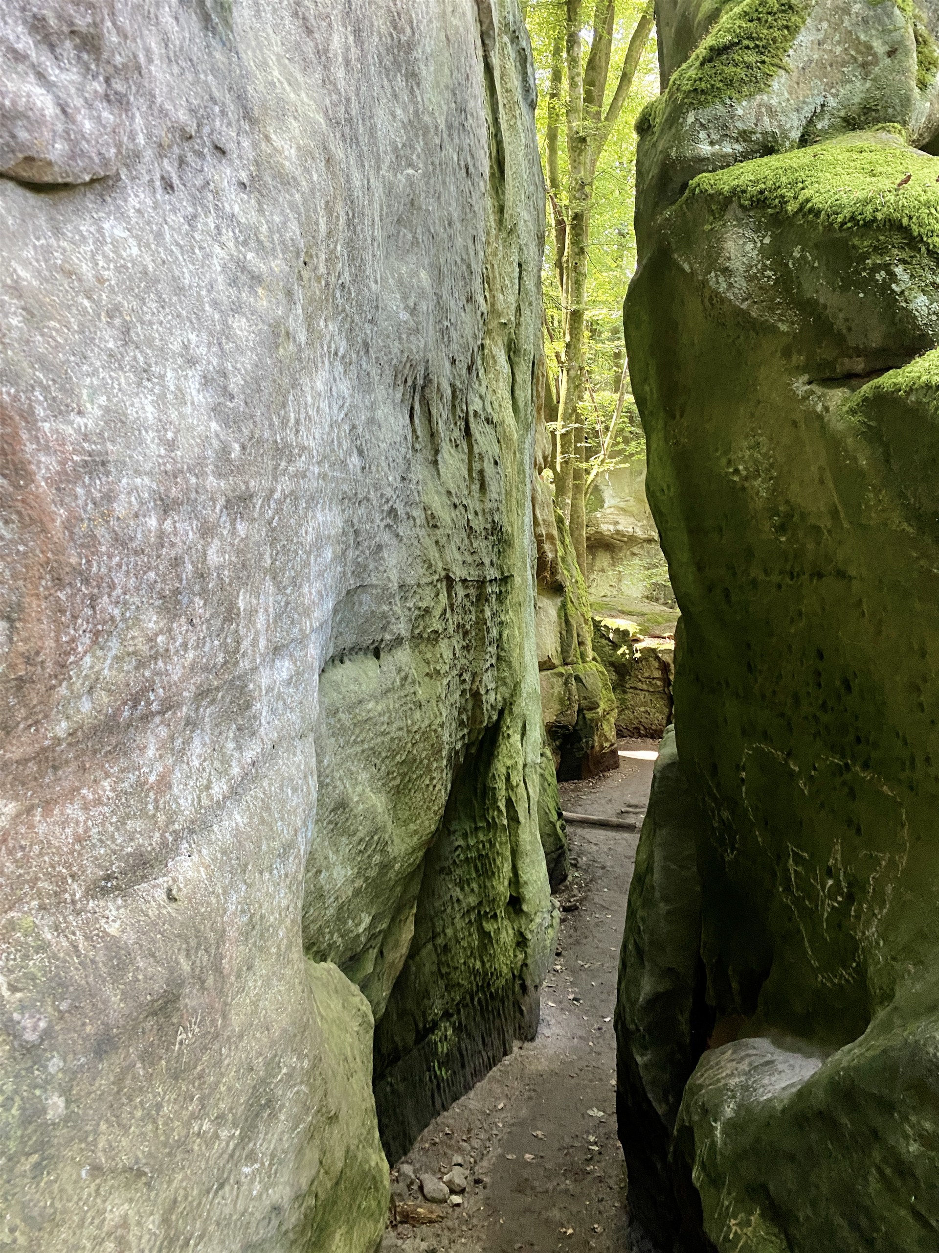 Rotsspleet, Mullerthal Trail