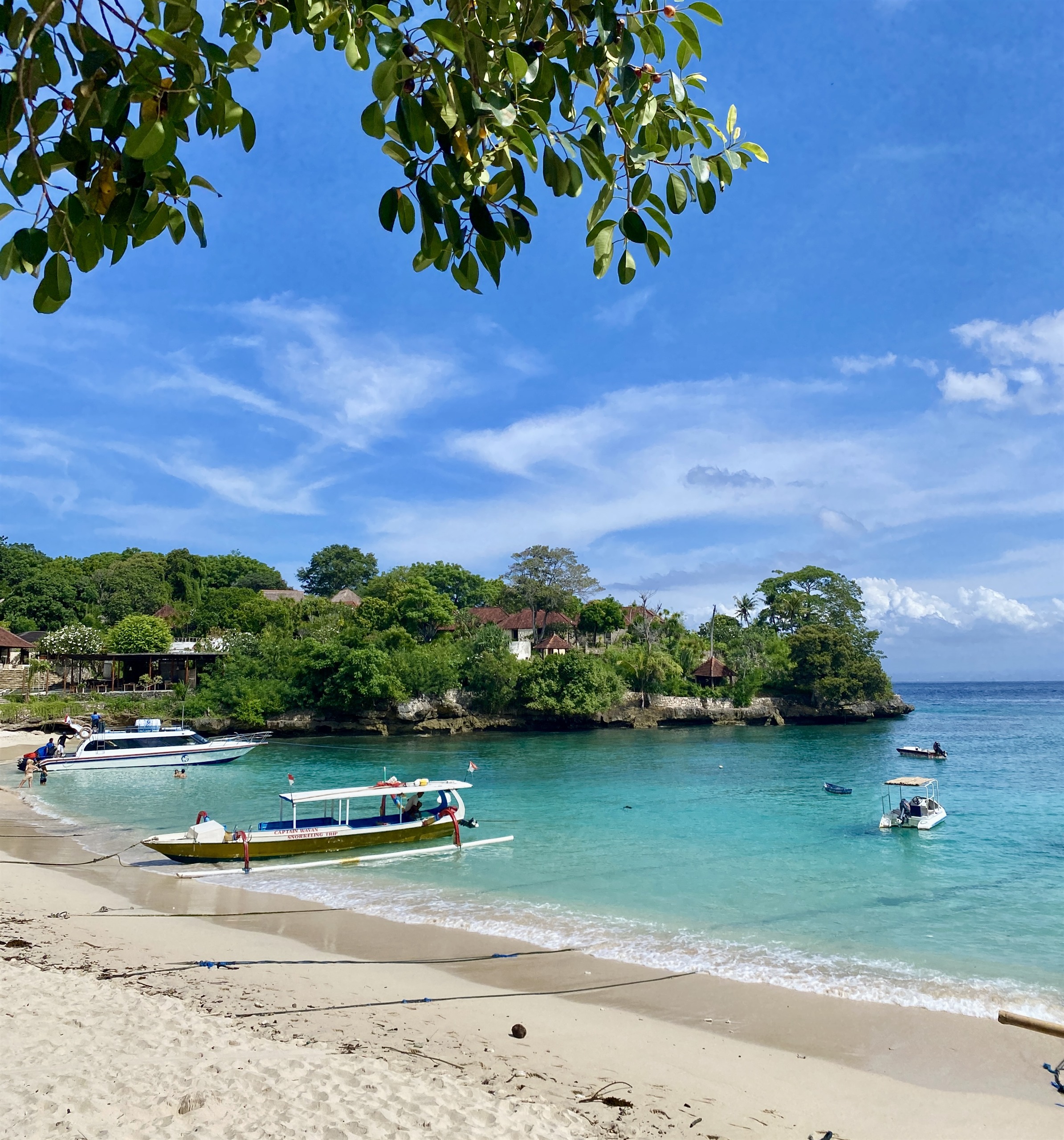 Mushroom Bay op Nusa Lembongan
