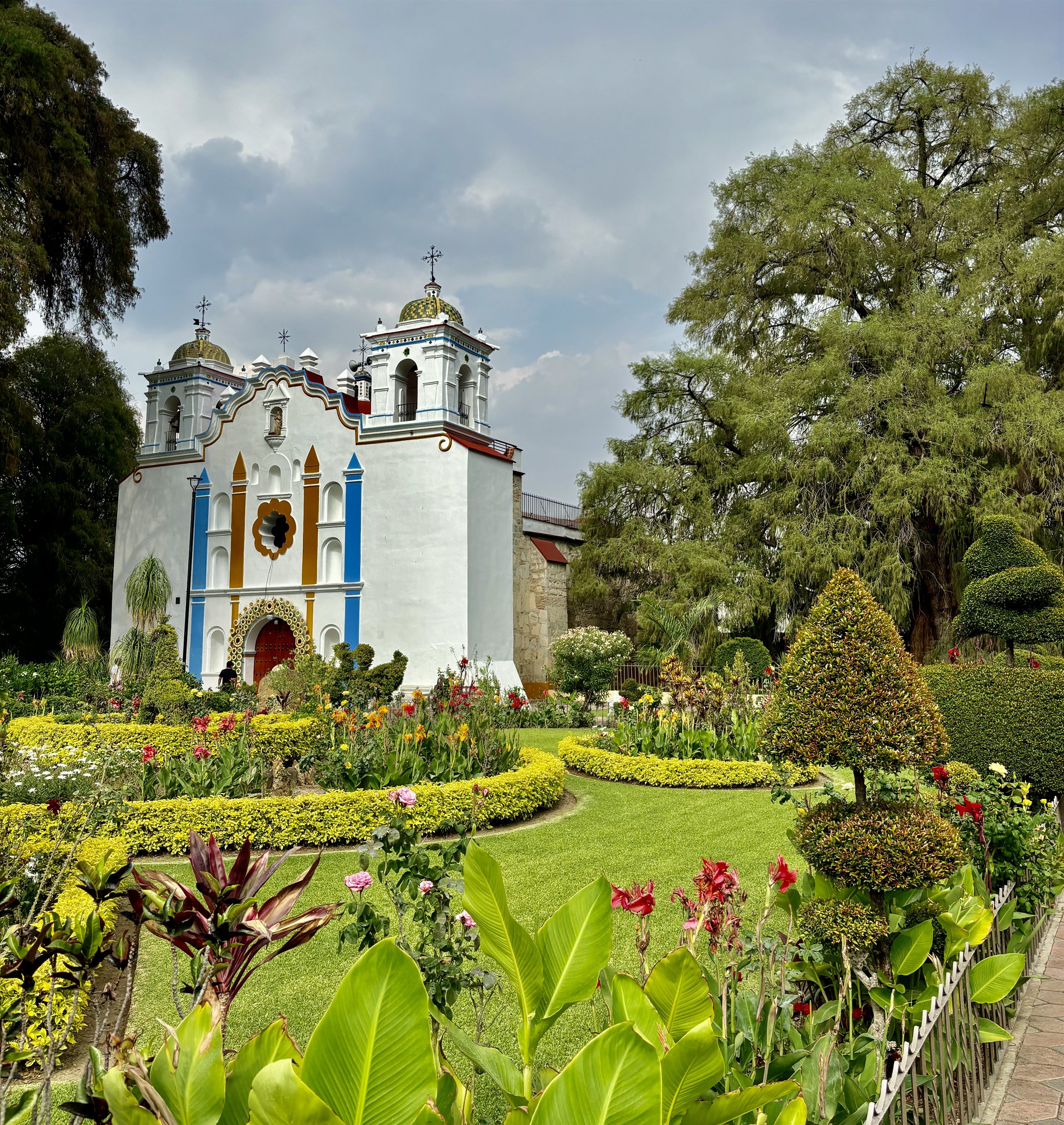 Dorpskerkje in de Oaxaca-vallei