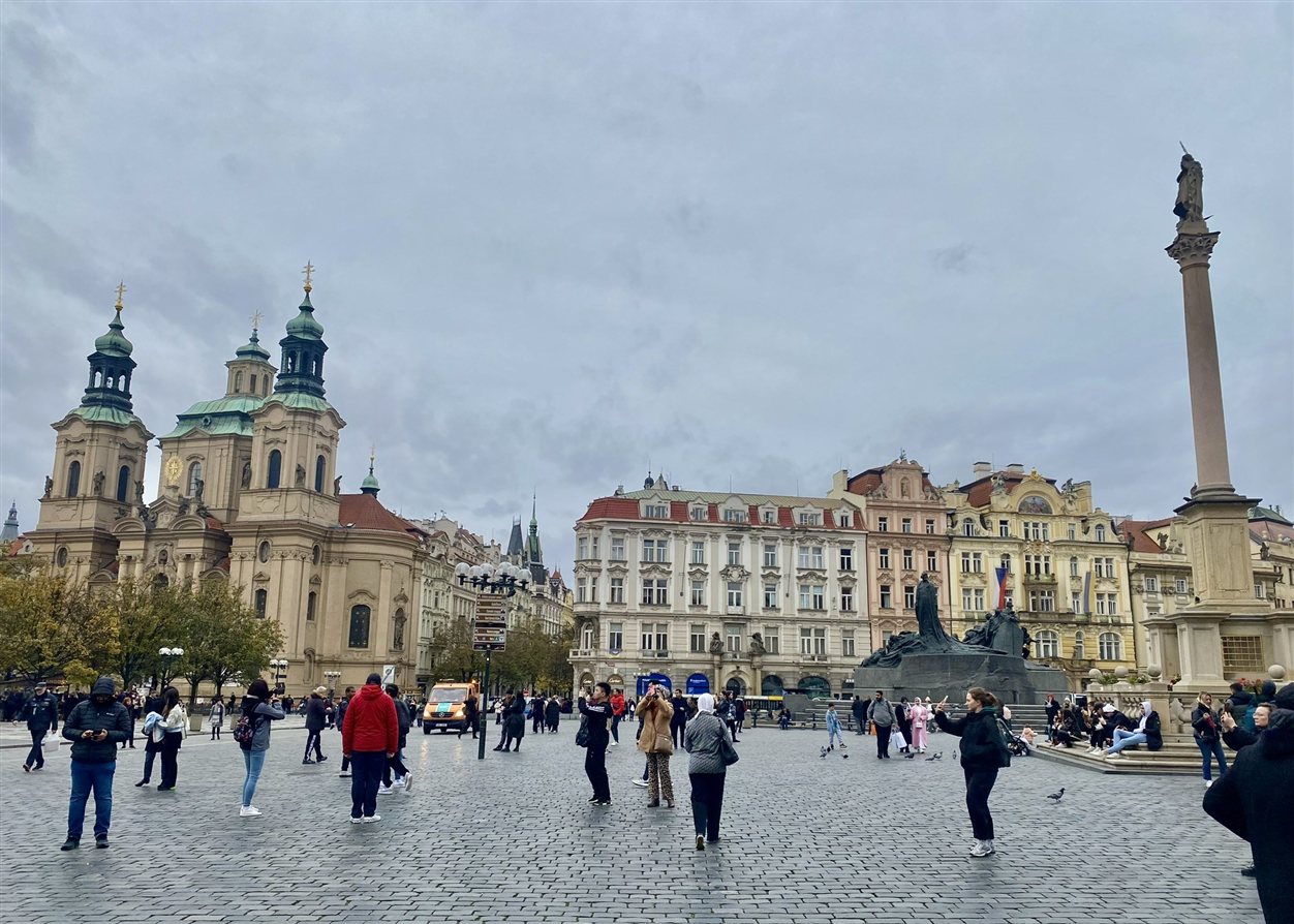 Oude Stadsplein in Praag