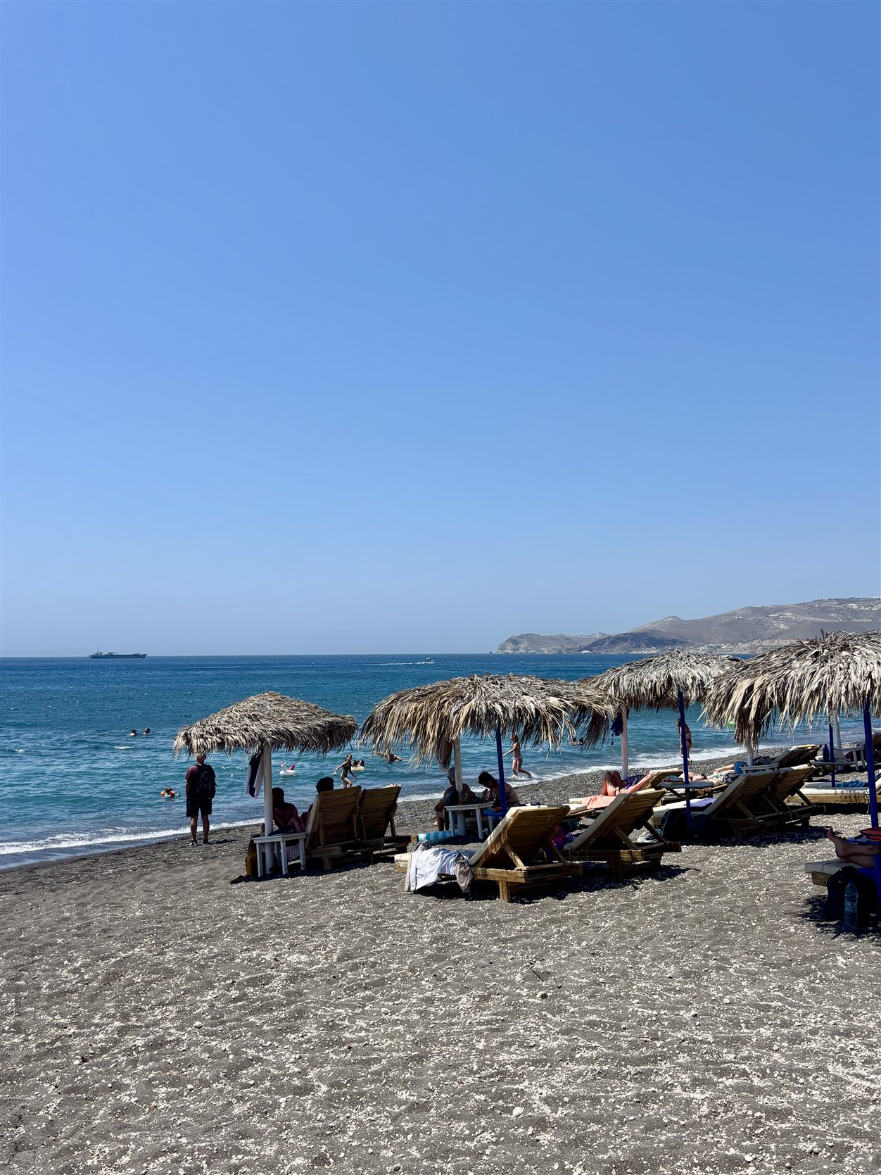 Perissa Beach, Santorini