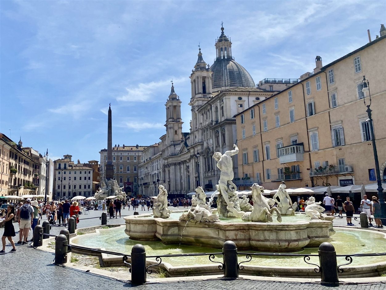 Fontana del Moro op Piazza Navona