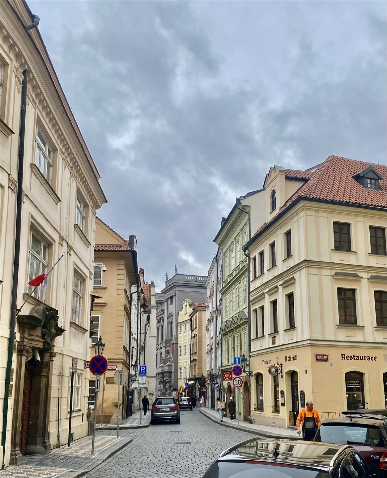 Straatje in Praag