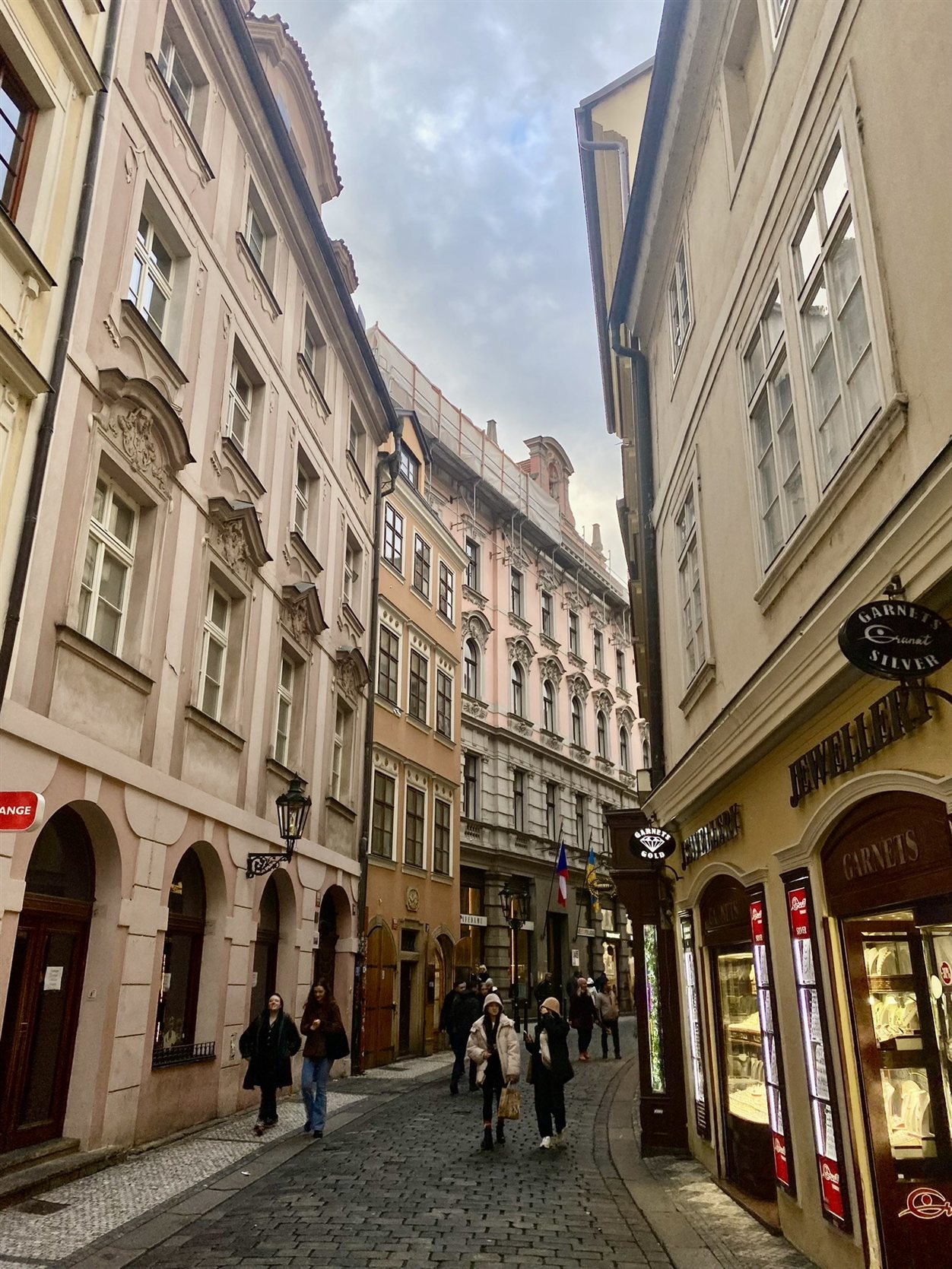Winkelstraatje in Praag