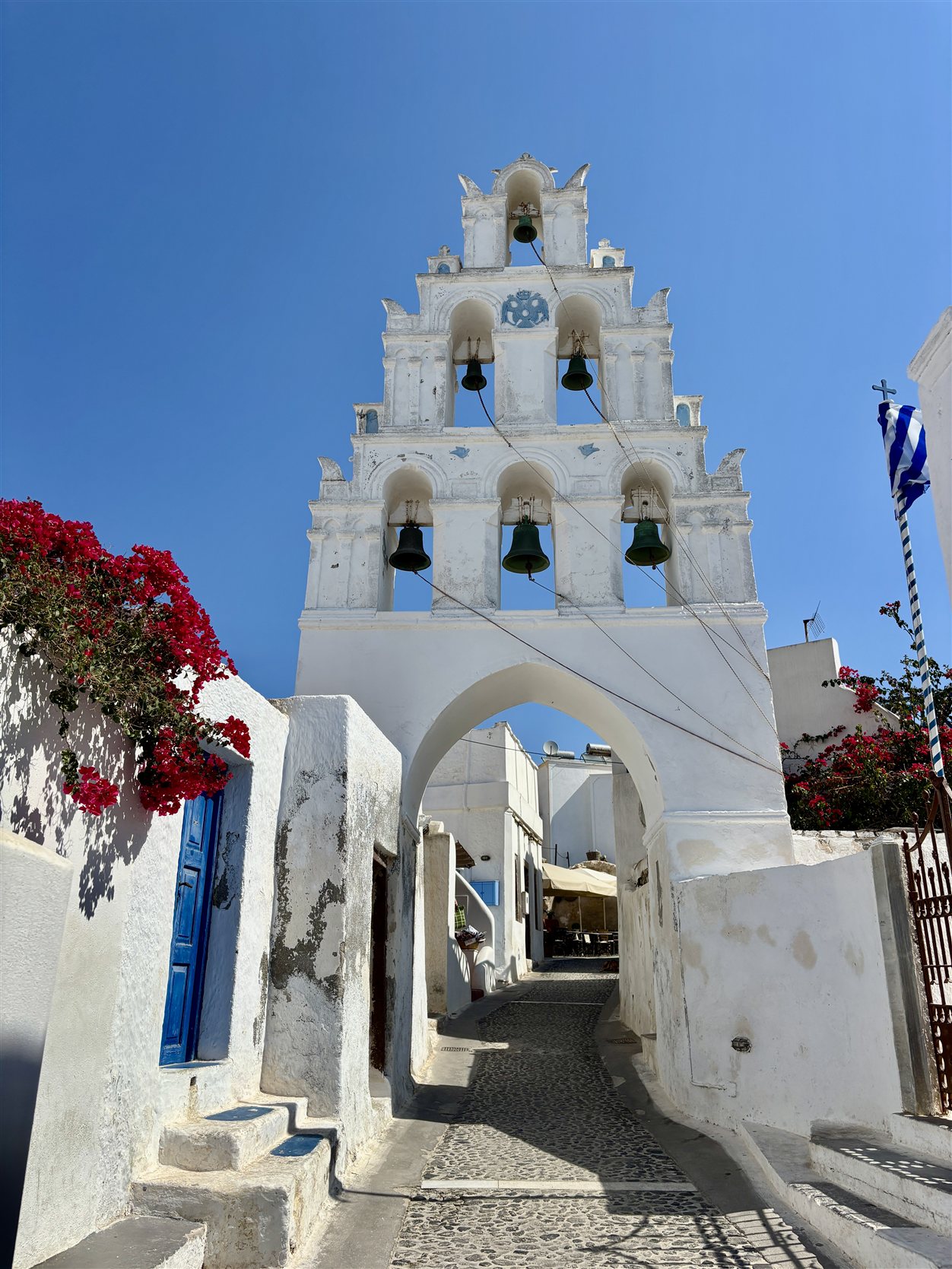 Kerk in Pyrgos, Santorini