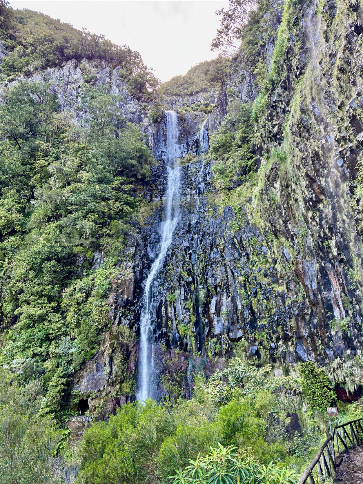 Risco-waterval op Madeira