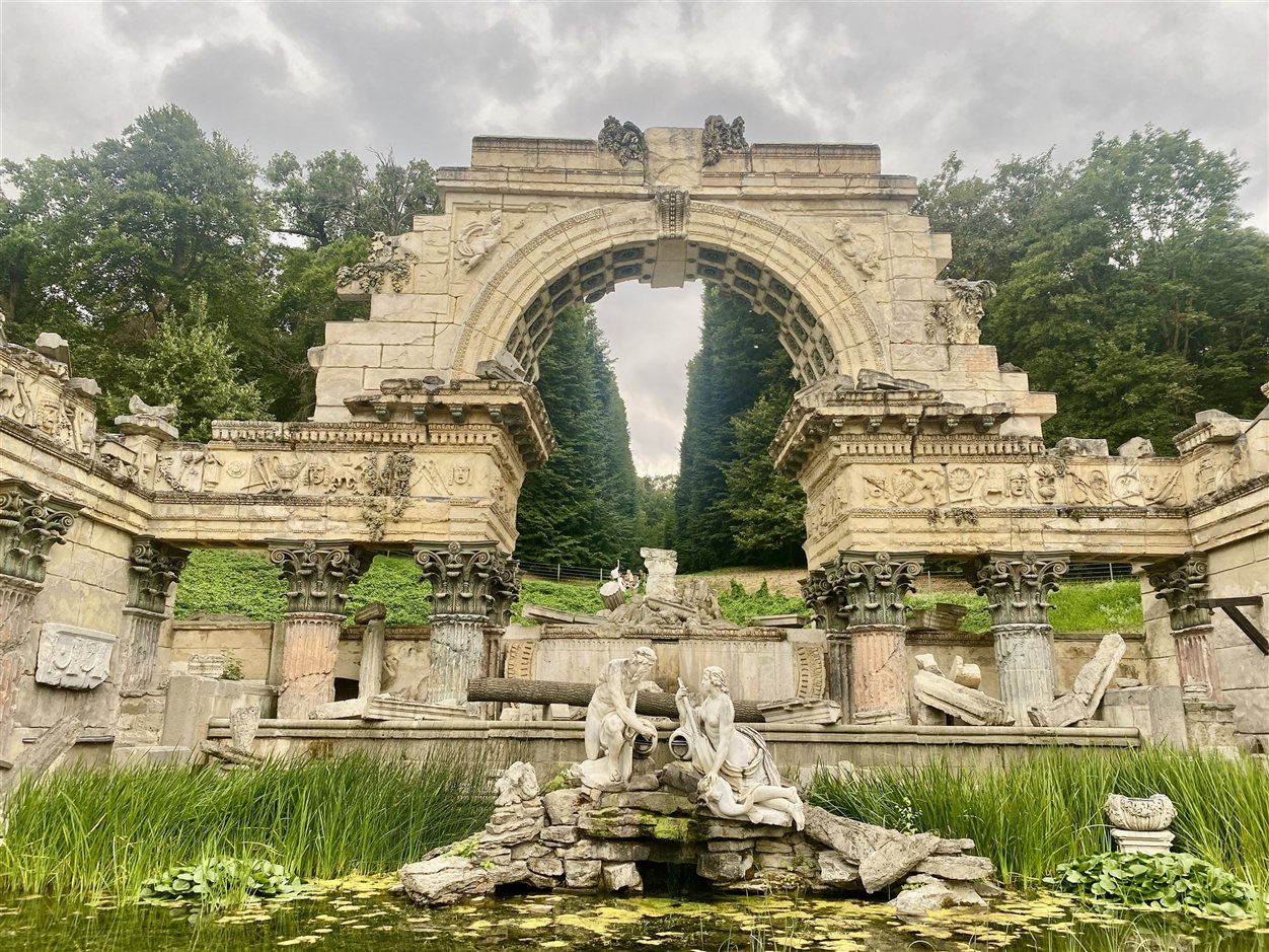 Romeinse Ru&iuml;ne in de tuin van Schloss Sch&ouml;nbrunn, Wenen