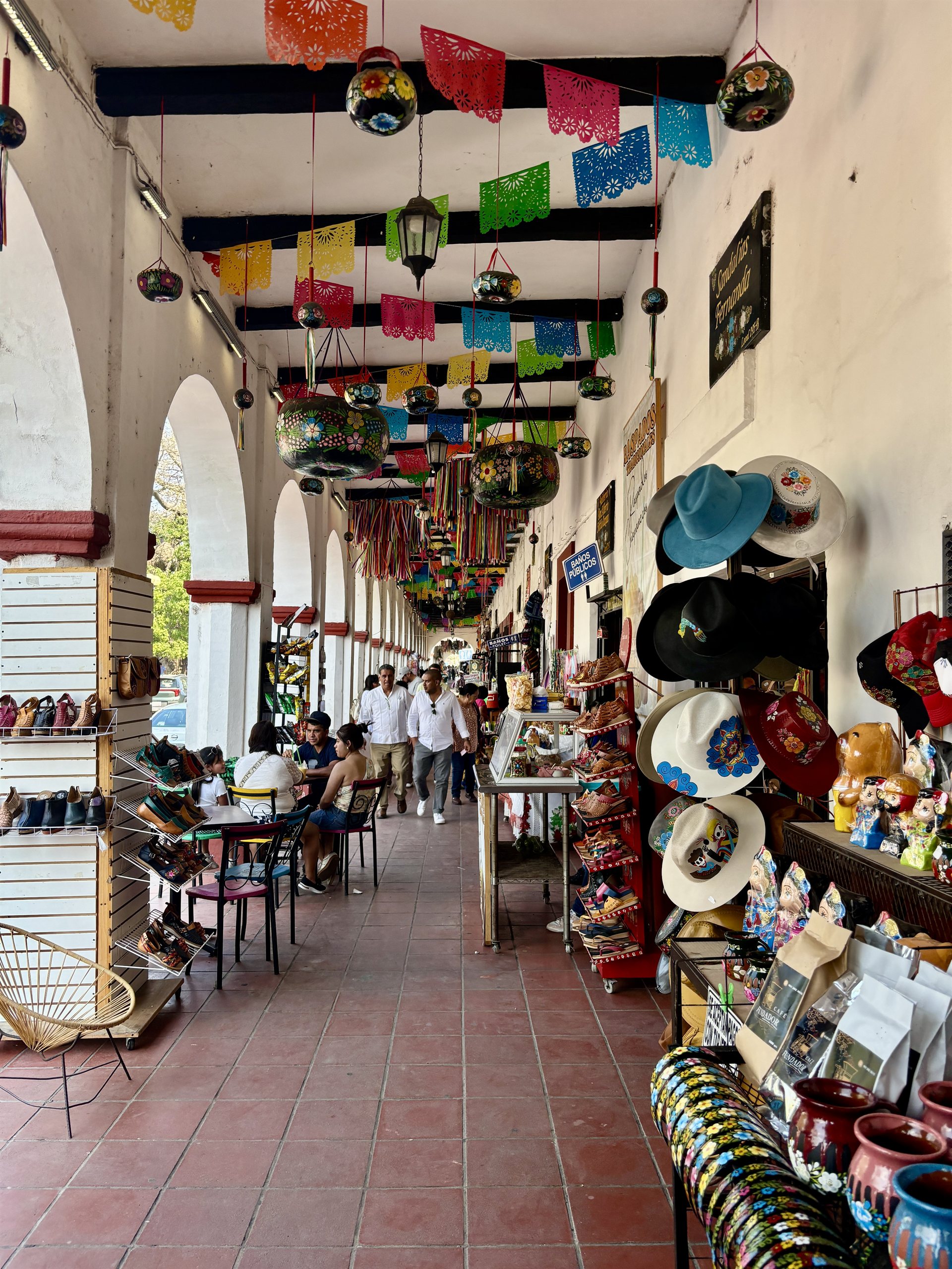 Markt bij Templo Santo Domingo in San Crist&oacute;bal de las Casas