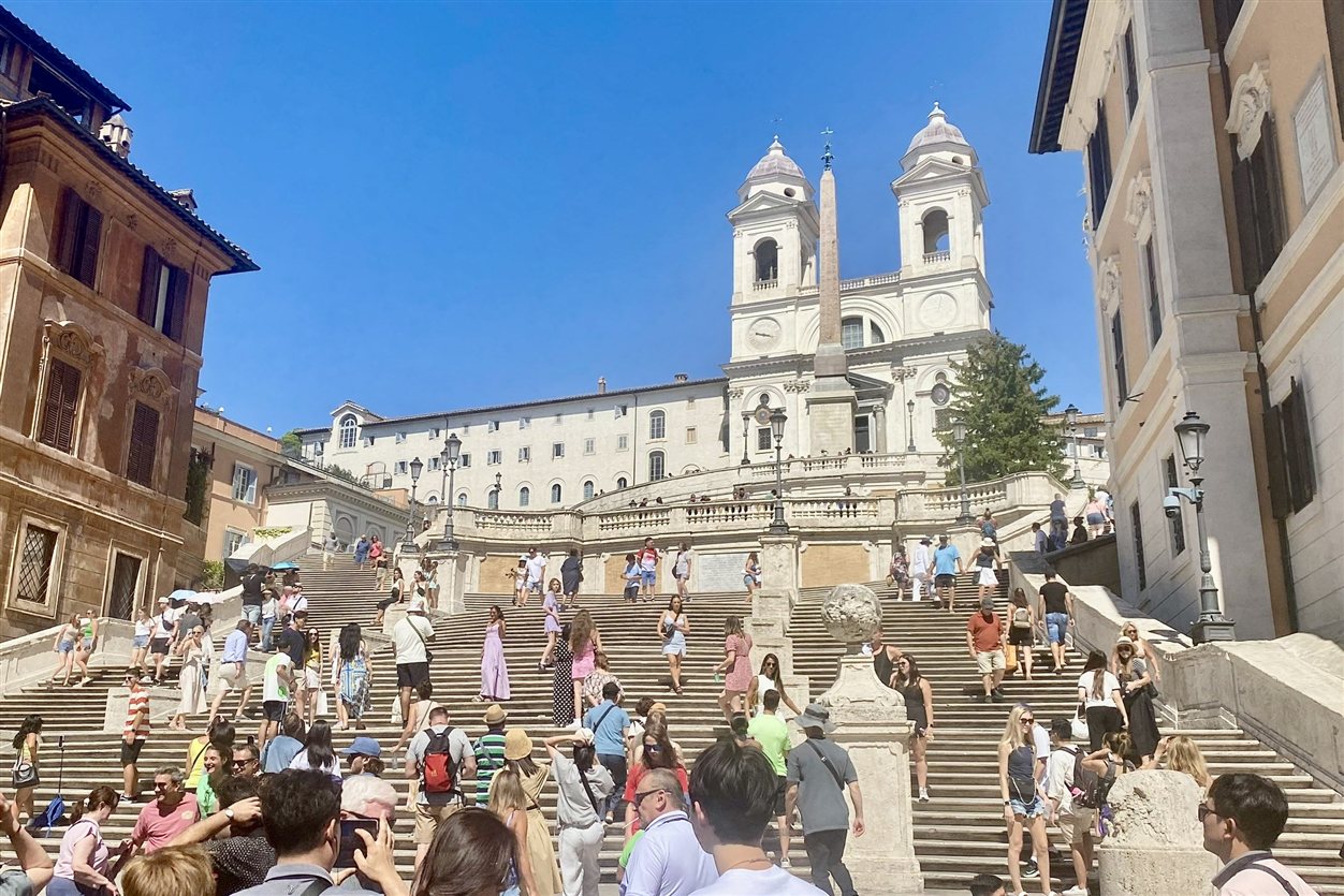 Spaanse Trappen in Rome