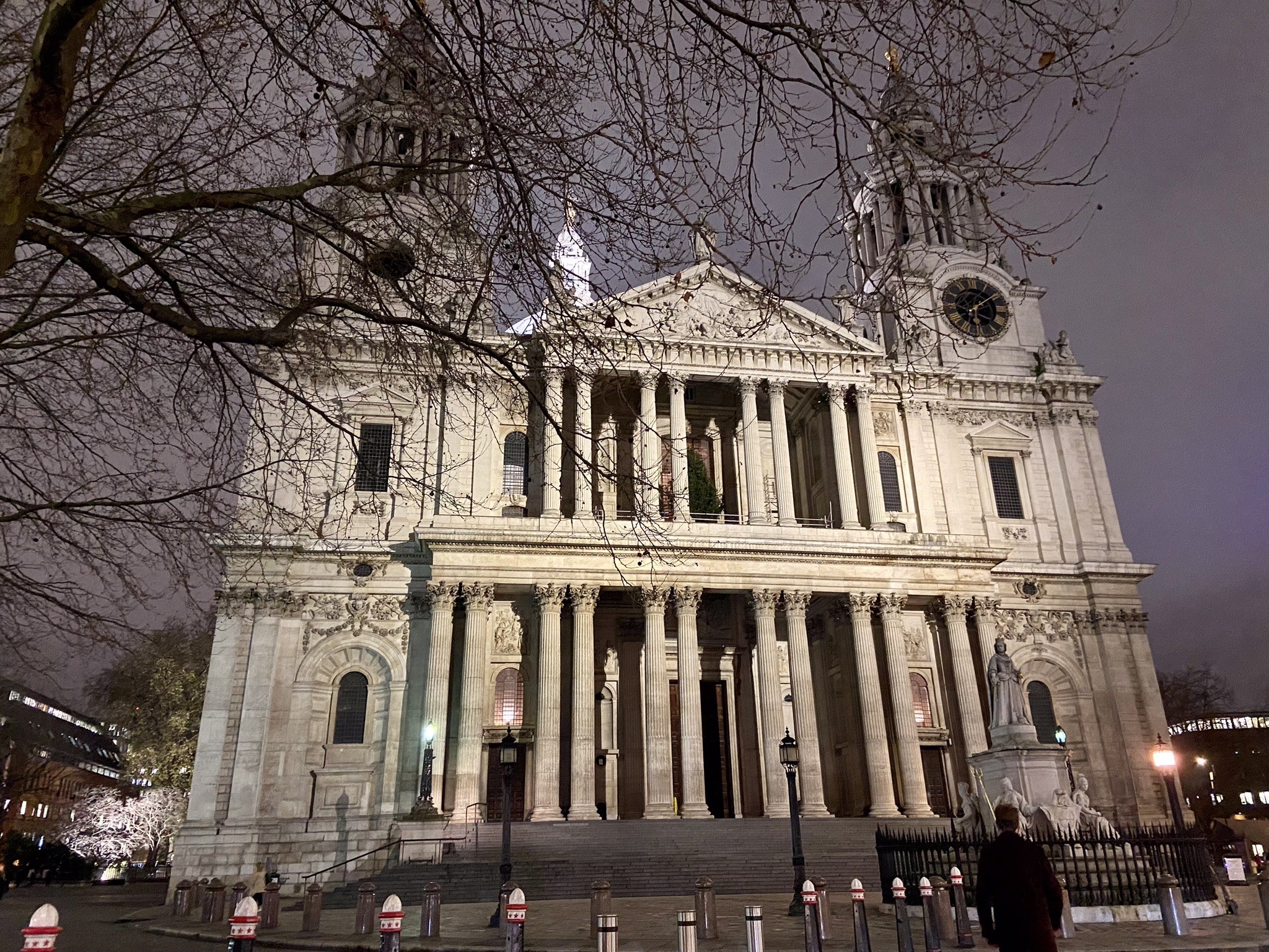 St. Paul's Cathedral bij nacht, Londen