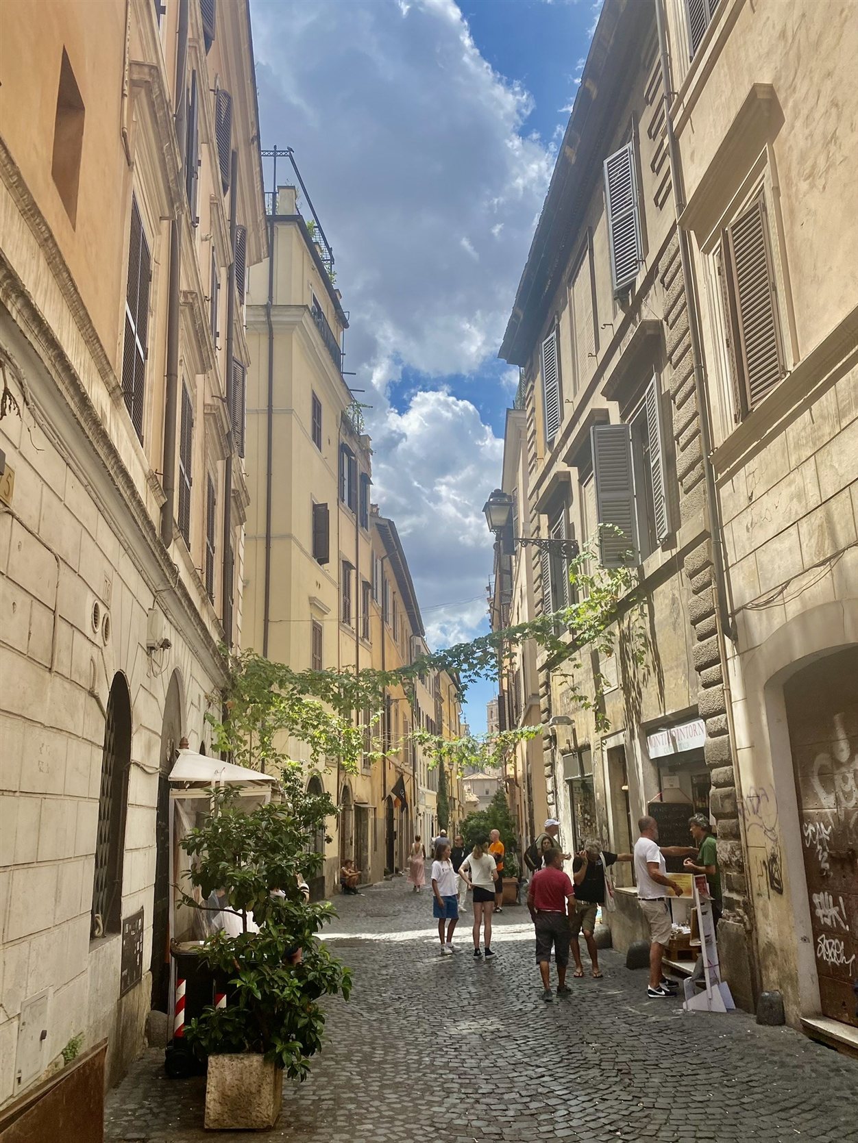 Straatje in het centrum van Rome
