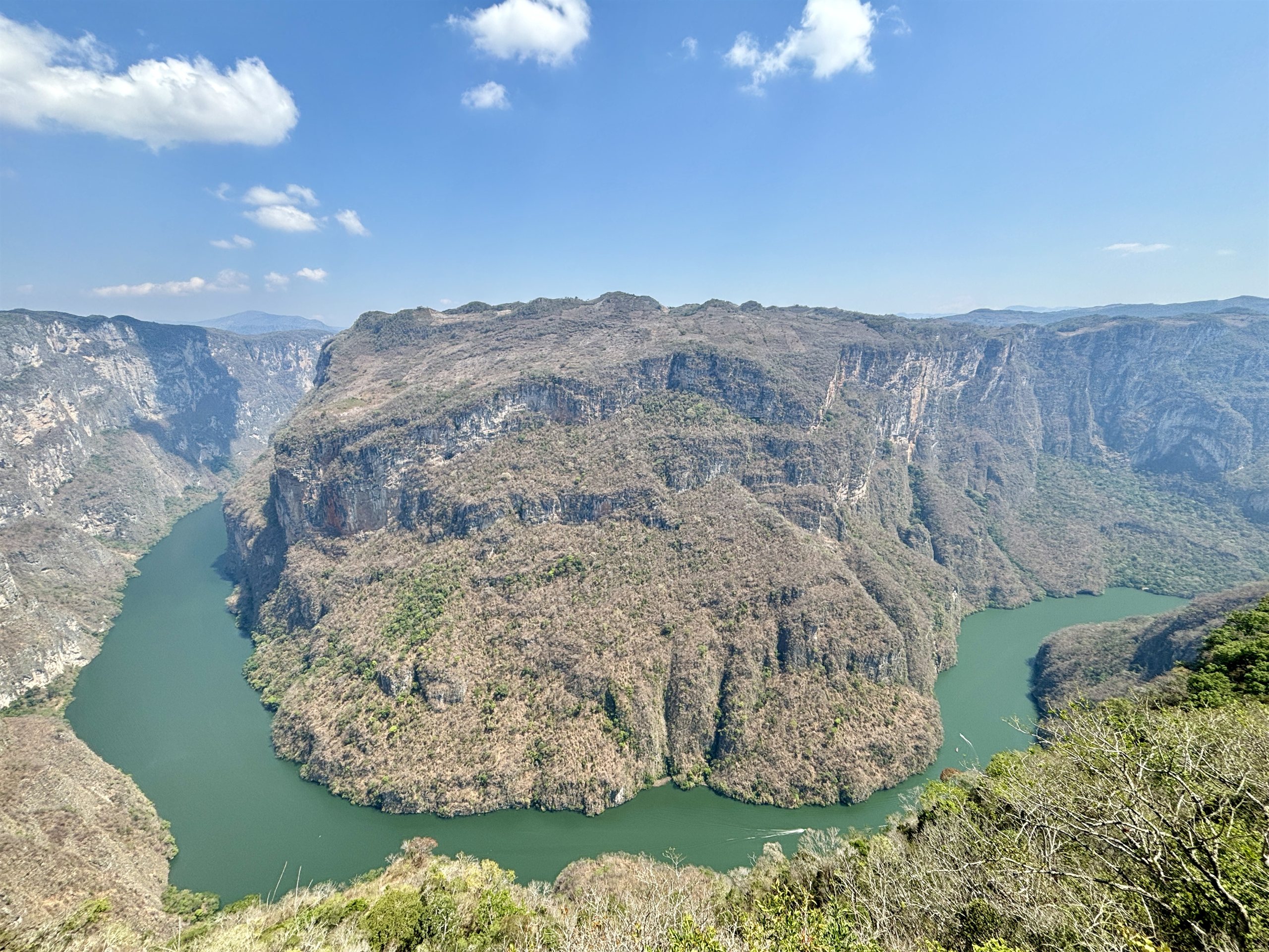 Uitzicht over de Sumidero Canyon