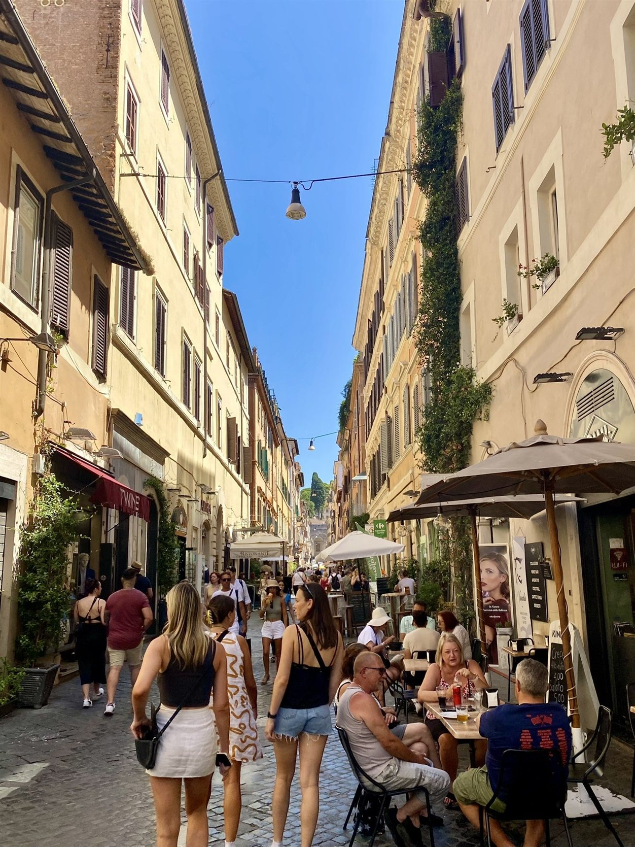 Straatje in Trastevere, Rome