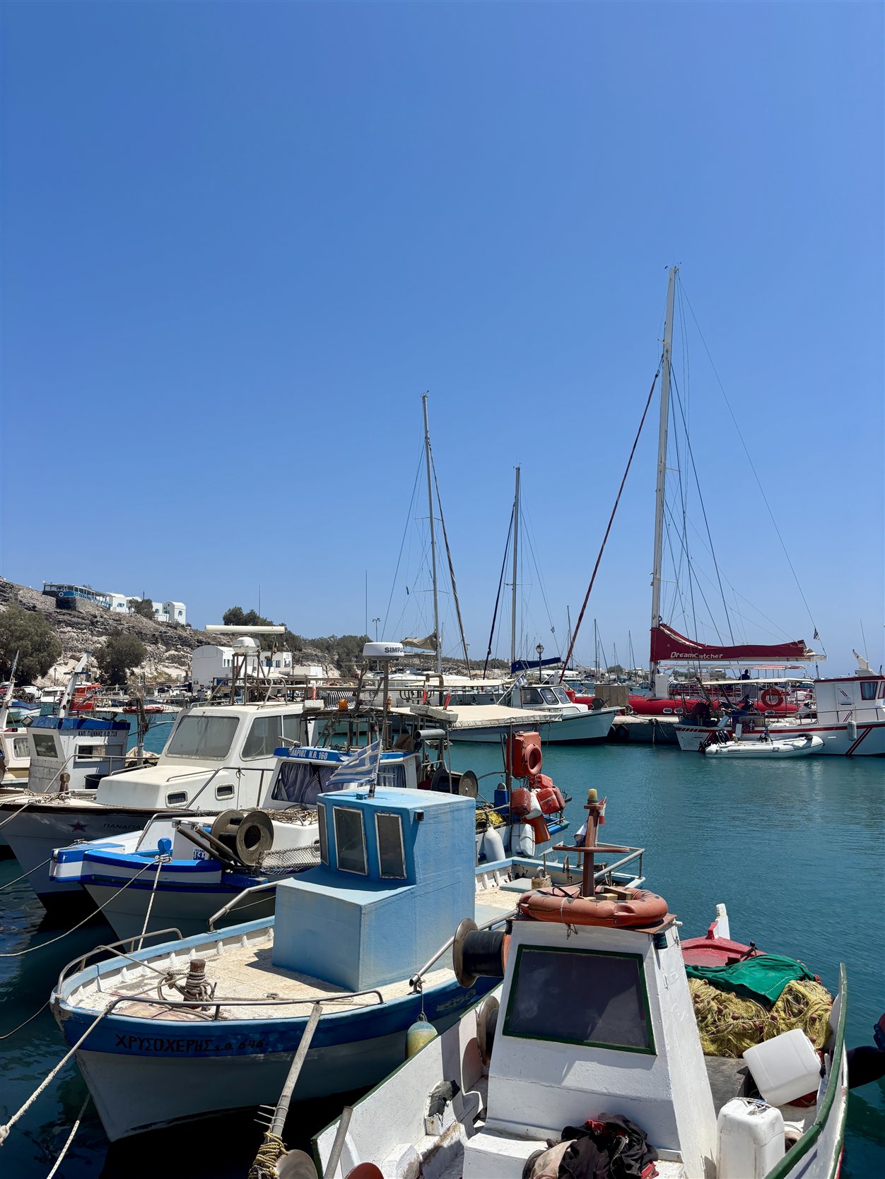 Haventje van Vlychada, Santorini