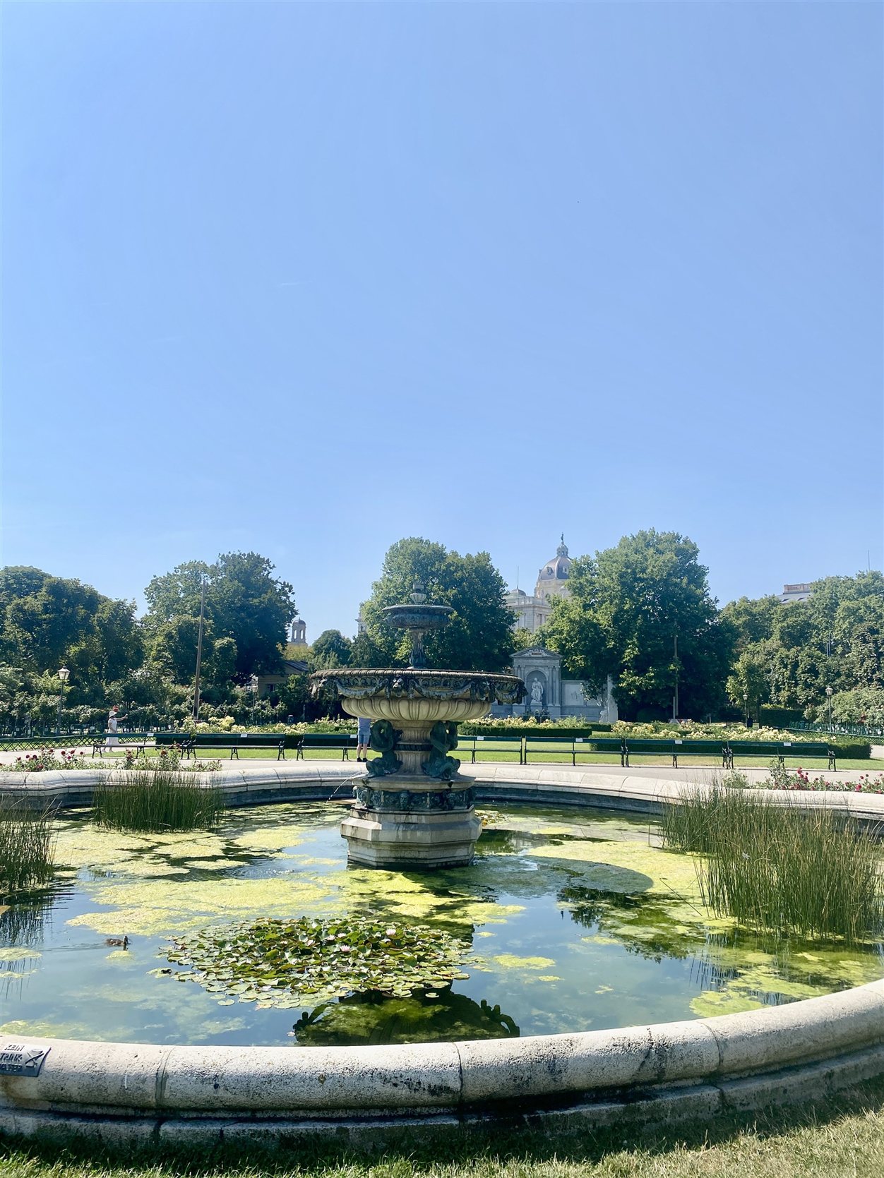 Fontein in de Volksgarten, Wenen