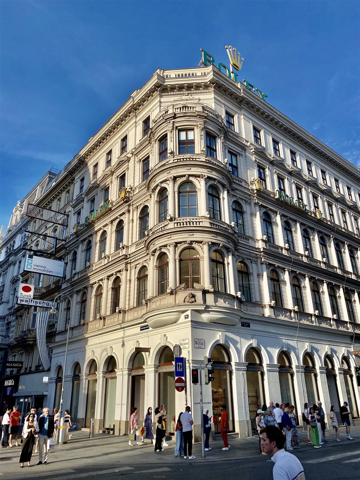 Winkelstraat in de Innere Stadt, Wenen